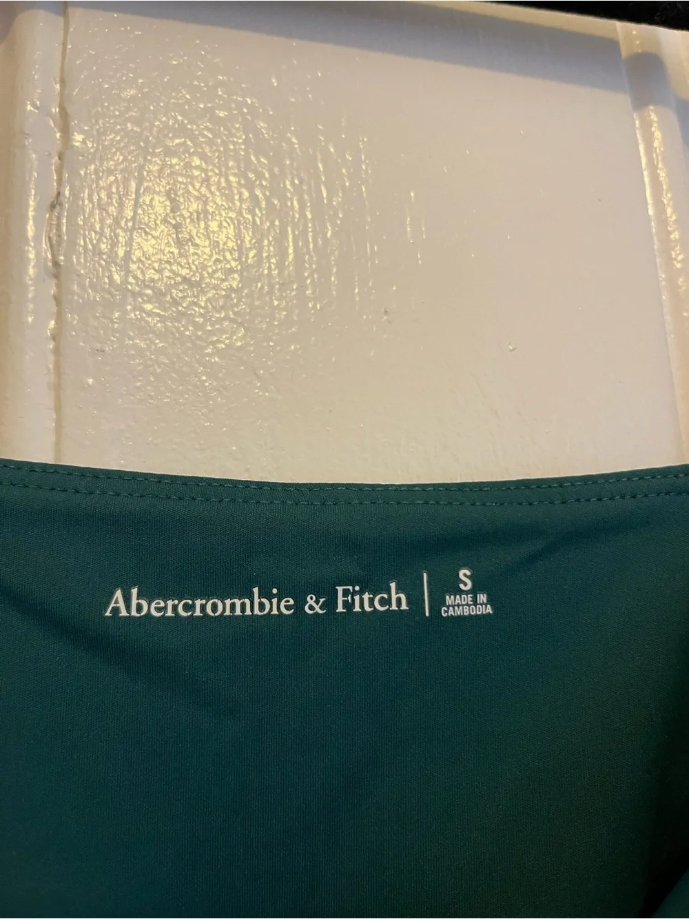 Abercrombie & Fitch Teal Spaghetti Strap Camisole - Picture 2 of 2